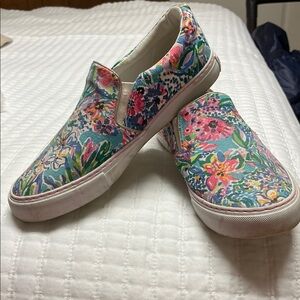 Lilly Pulitzer Floral Slip-On Sneakers